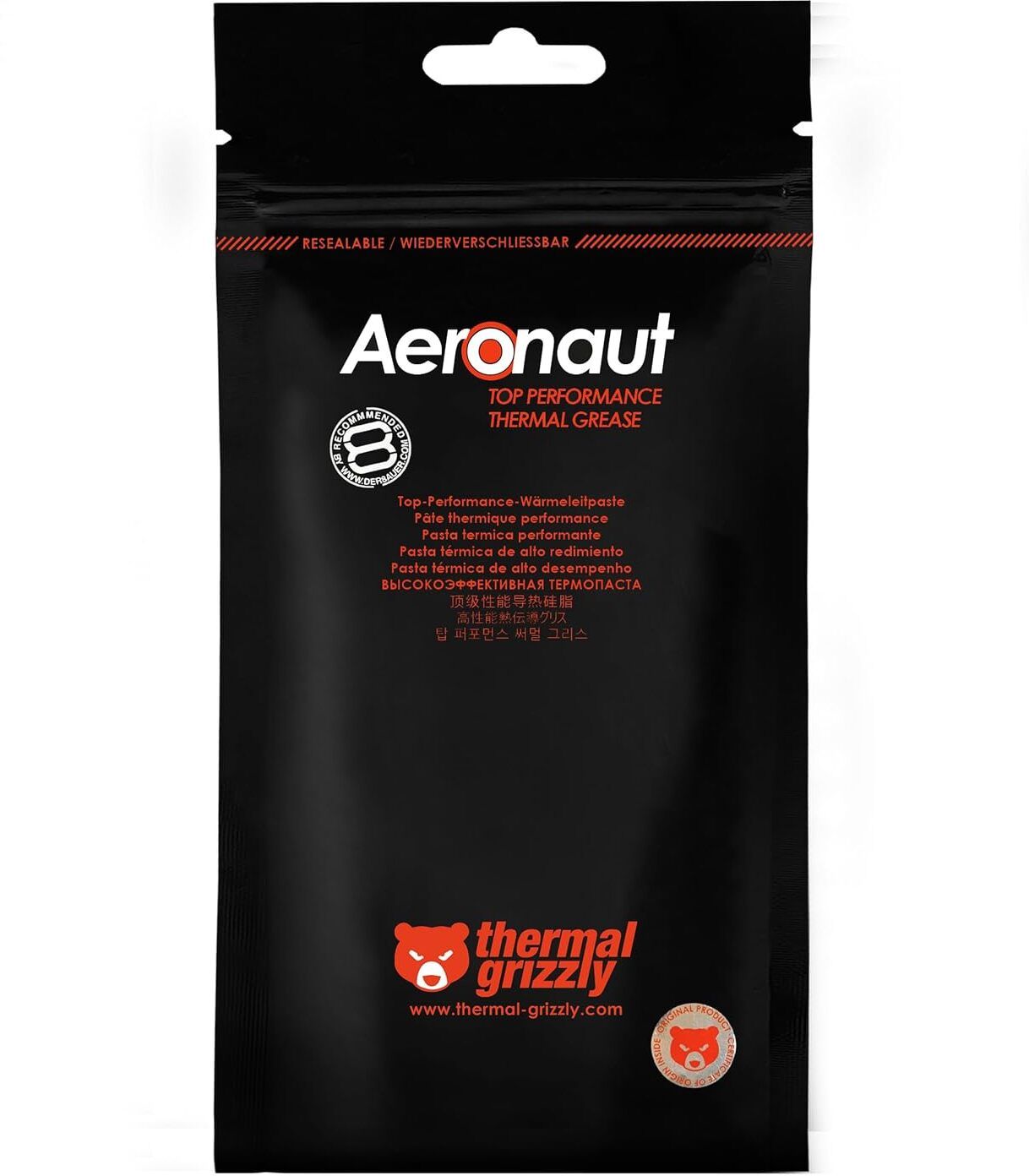 Thermal Grizzly Aeronaut High Performance Desktop PC Thermal Paste Carbon Based Thermal Paste