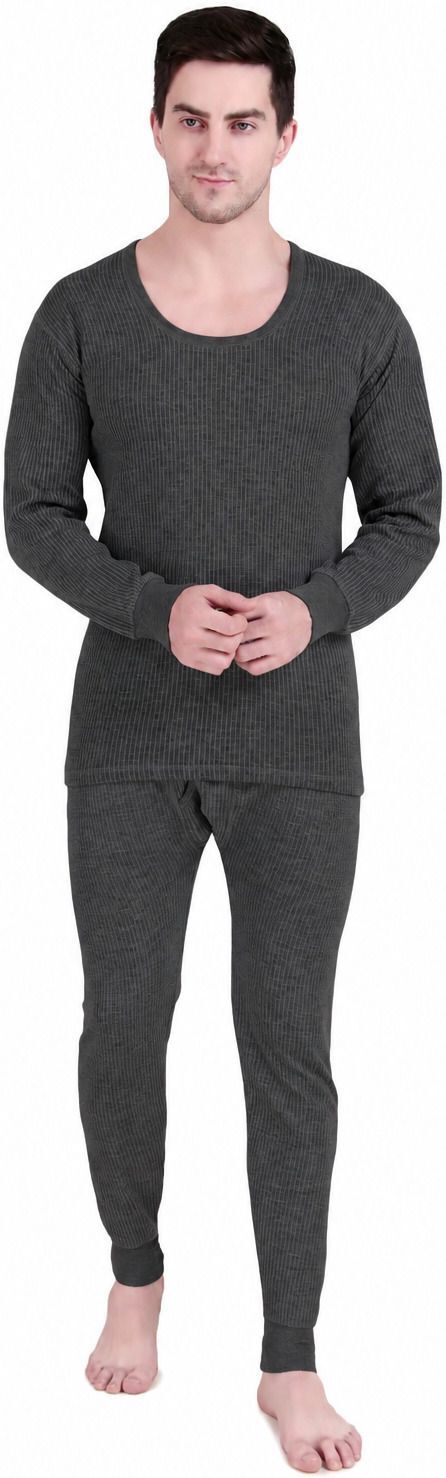 HAP Premium Men's Ribbed Thermal Set – Ultra-Soft Body Layer for Winter Comfort Men Top - Pyjama Set Thermal-picture-10