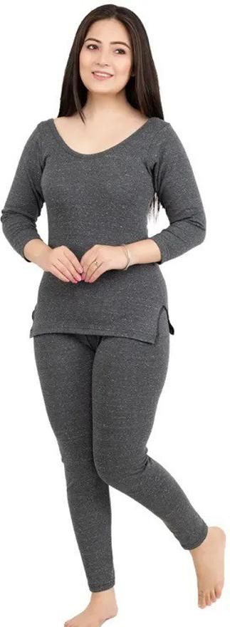 SANRAKSSHAN REWXLWOMENTHRMAL_60 Women Top - Pyjama Set Thermal-picture-15