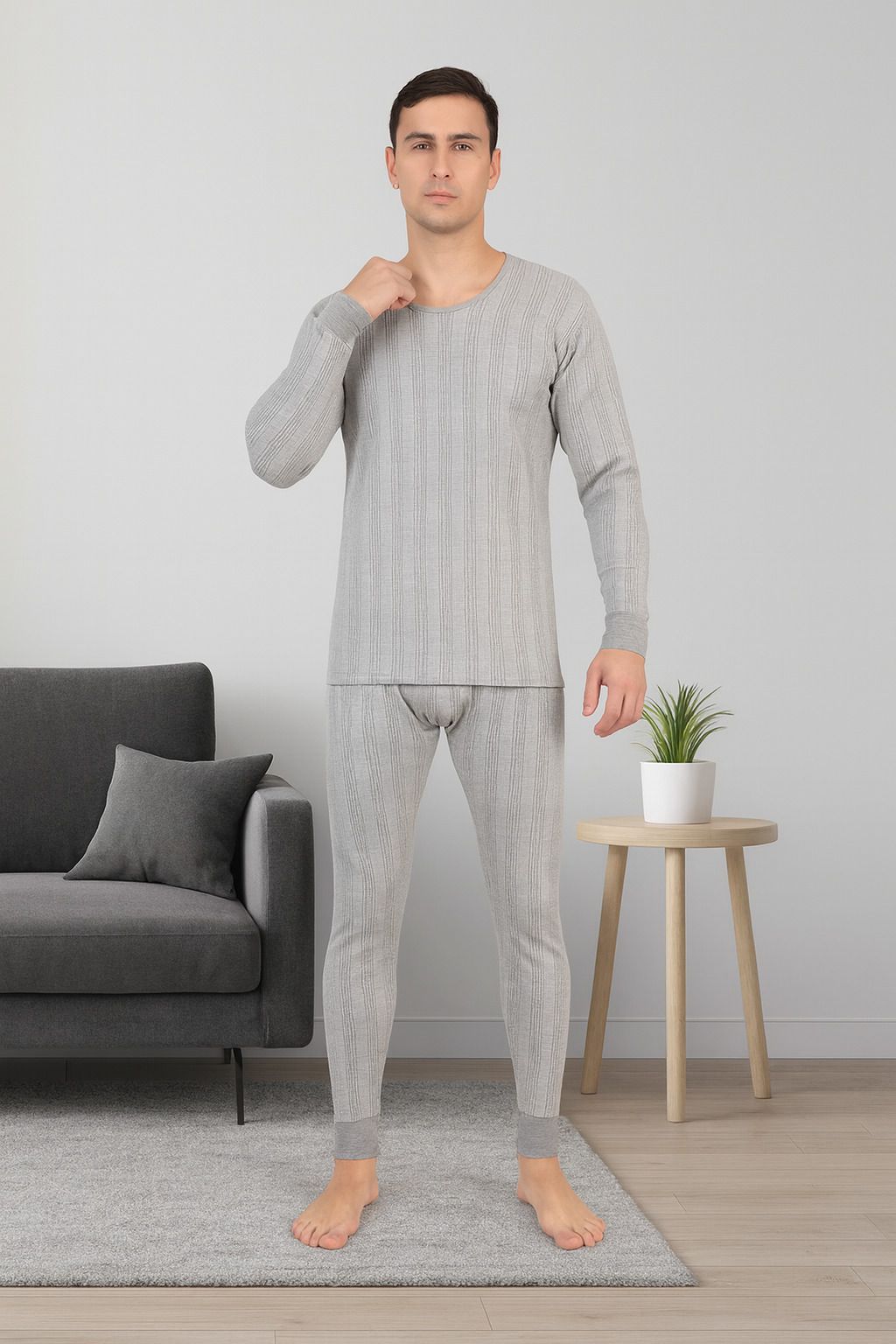 REVEXO Men Top - Pyjama Set Thermal-picture-12