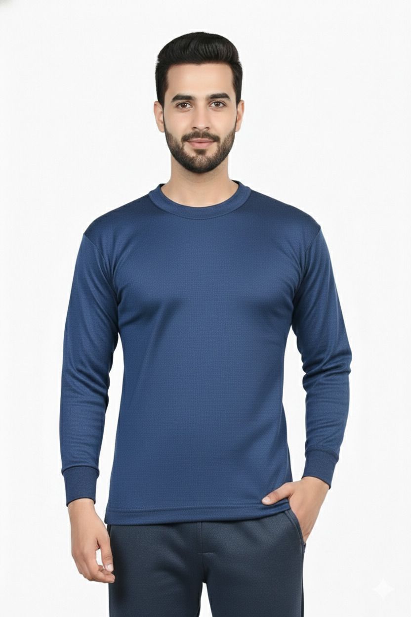 J.S. OSWAL Premium Thermal Comfort O Neck Men Top Thermal-picture-19
