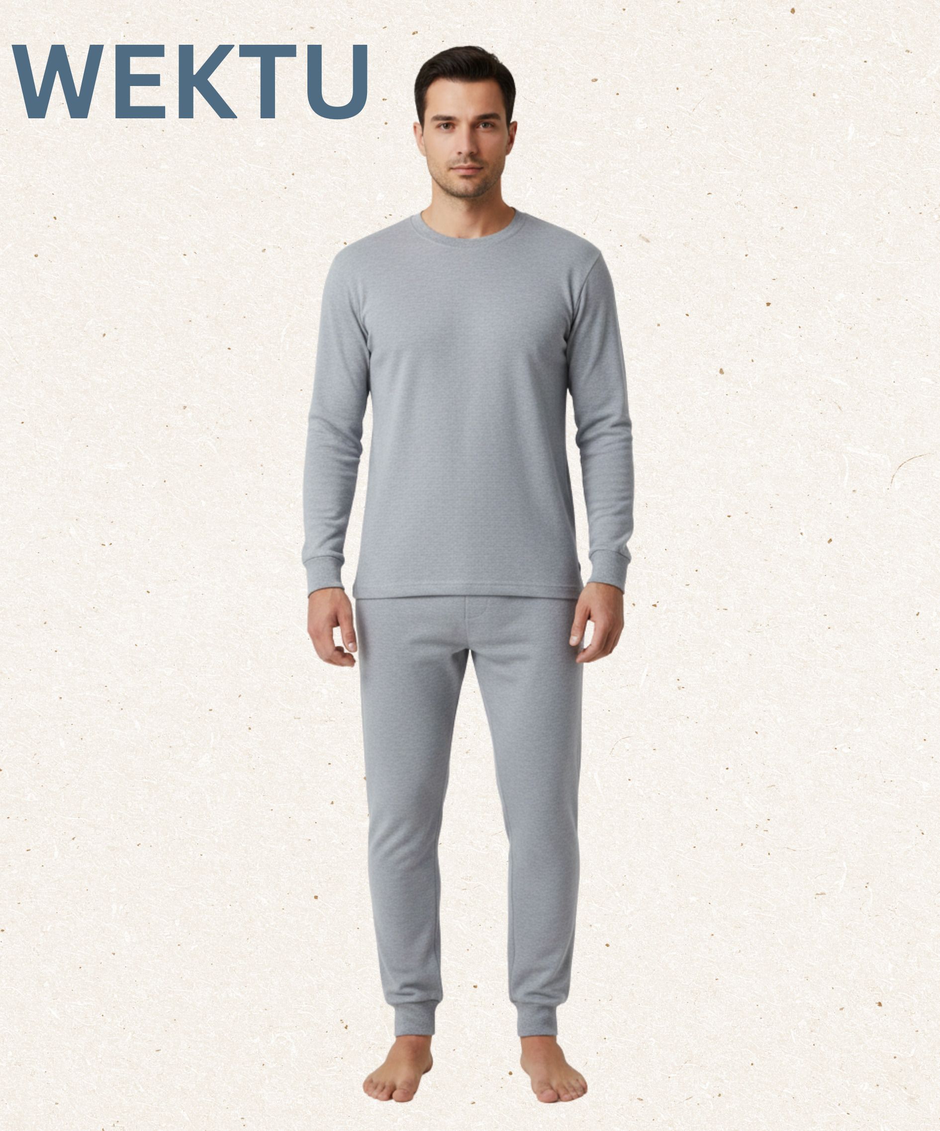 WEKTU The Ultimate Comfort & Performance Thermal Wear by WEKTU/1Pack/Inner/Lower/09 Men Top - Pyjama Set Thermal-picture-22