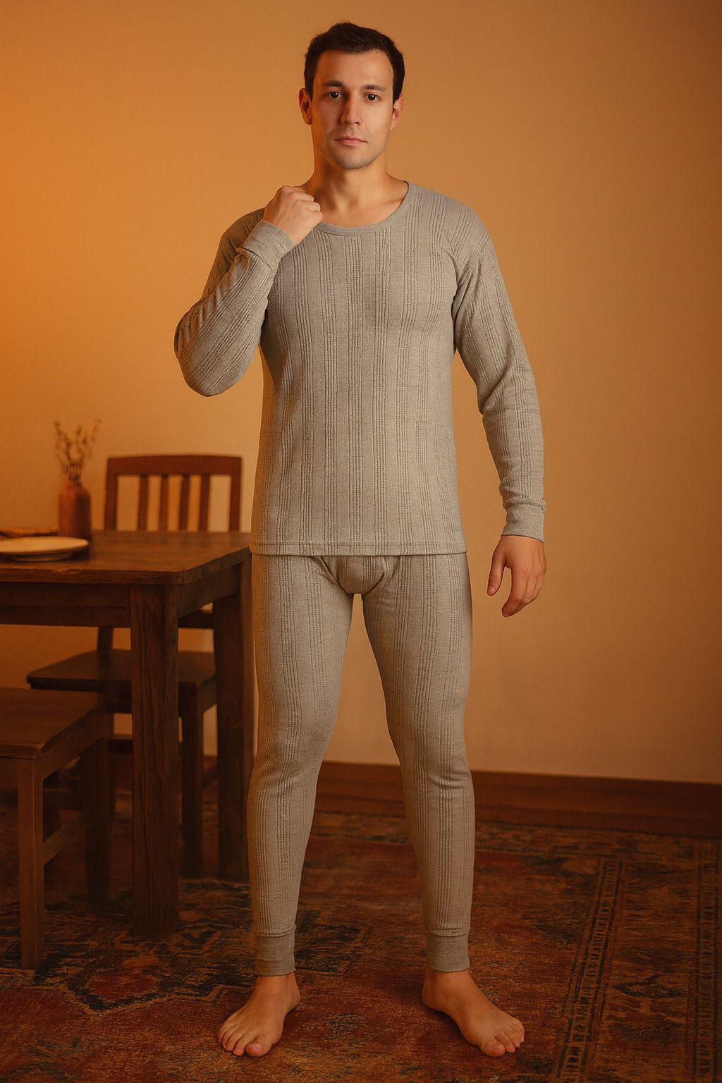 REVEXO Men Top - Pyjama Set Thermal-picture-18