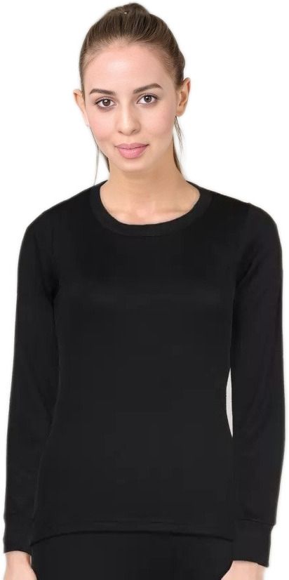 ALFA Round Neck Fleece Soft Women Top Thermal-image-1