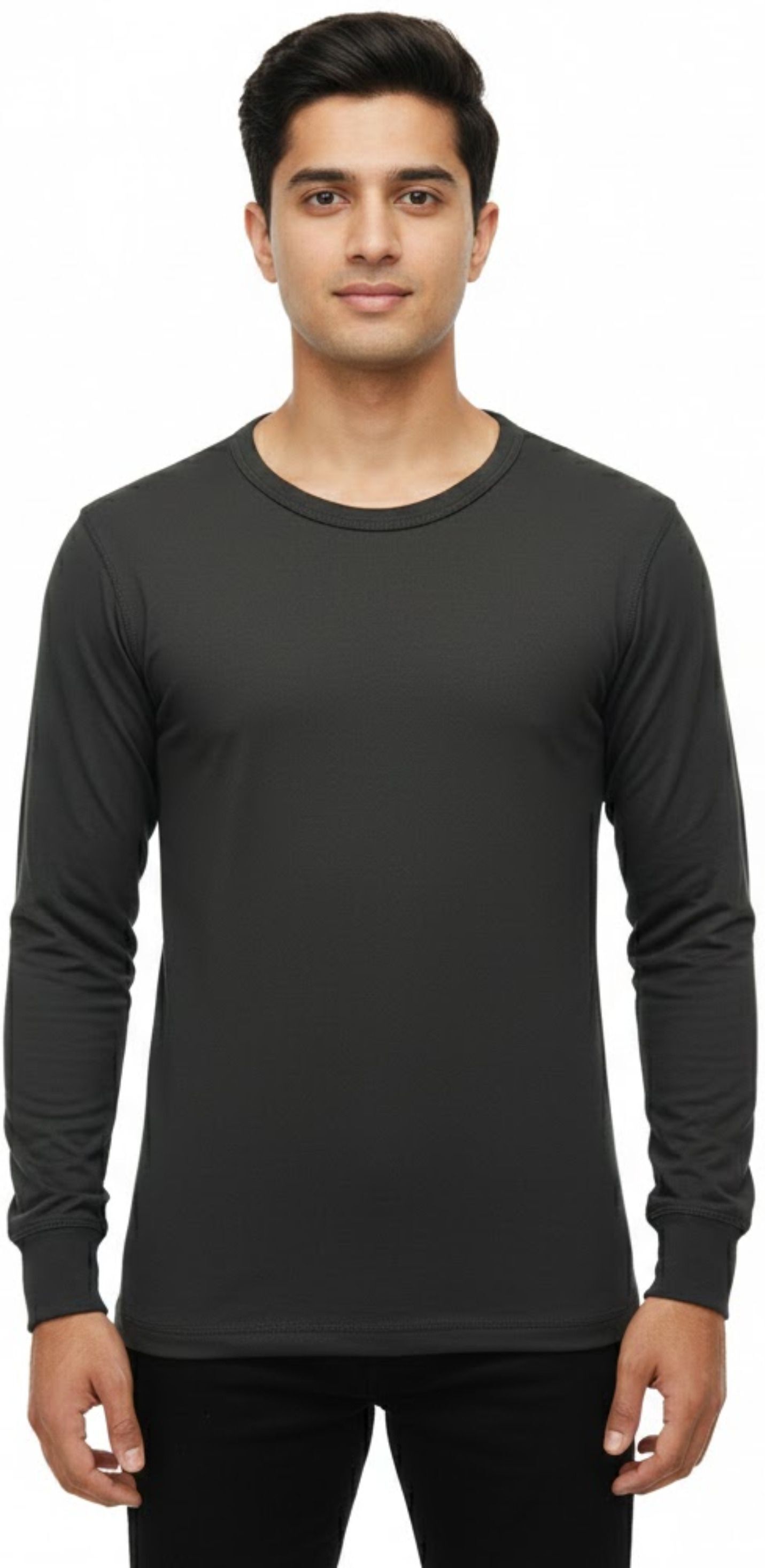 jkc Thermal Wear for Men Black | Full Sleeve Thermal Top for Winter |Warm Inner Wear Men Top Thermal-picture-38
