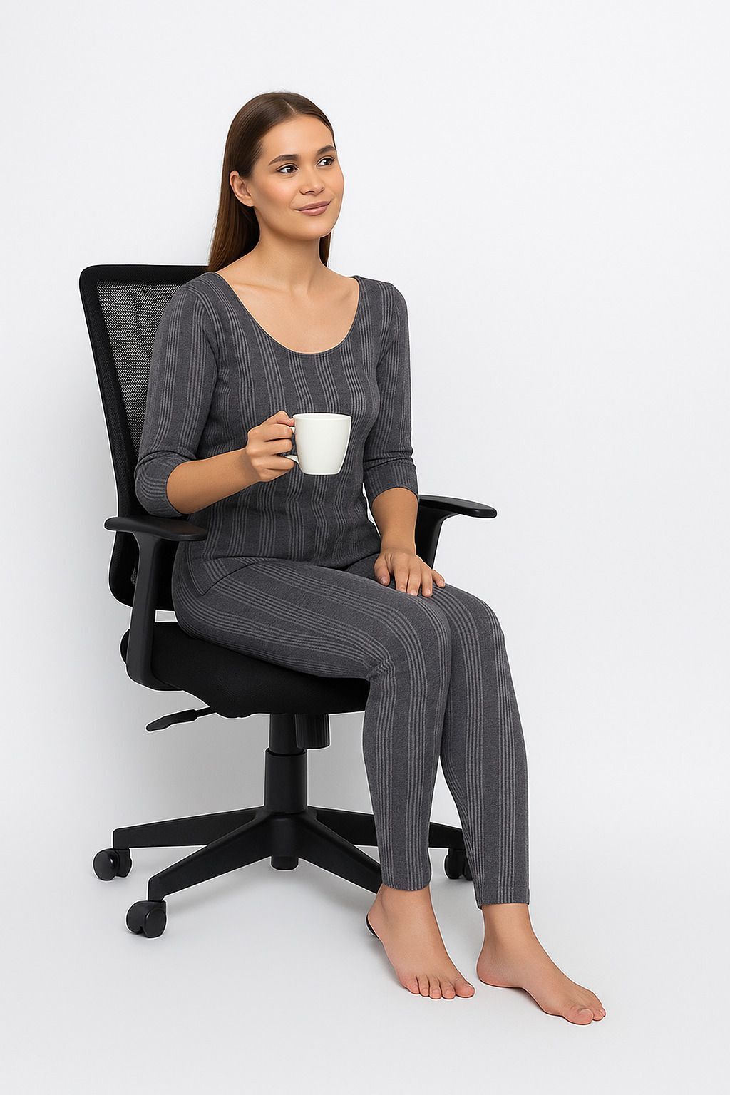 SANRAKSSHAN women thermal set33-MGREYA Women Top - Pyjama Set Thermal-picture-43