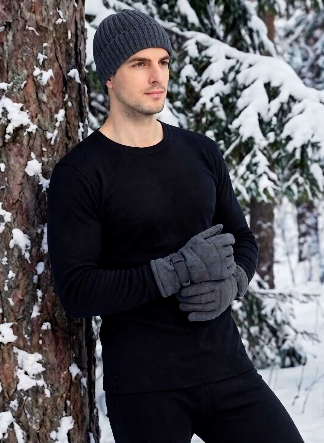 WoolSoft Body Warmer Quilted Full Sleeve Upper Men Top Thermal-picture-21
