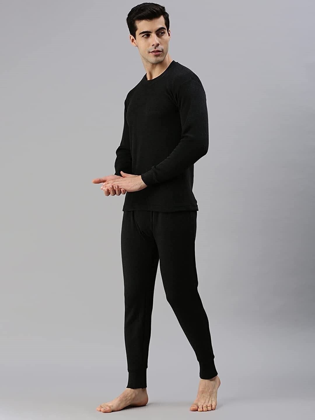 OSWAL INNER oswal men thermal set warmer for winter Men Top - Pyjama Set Thermal-picture-26