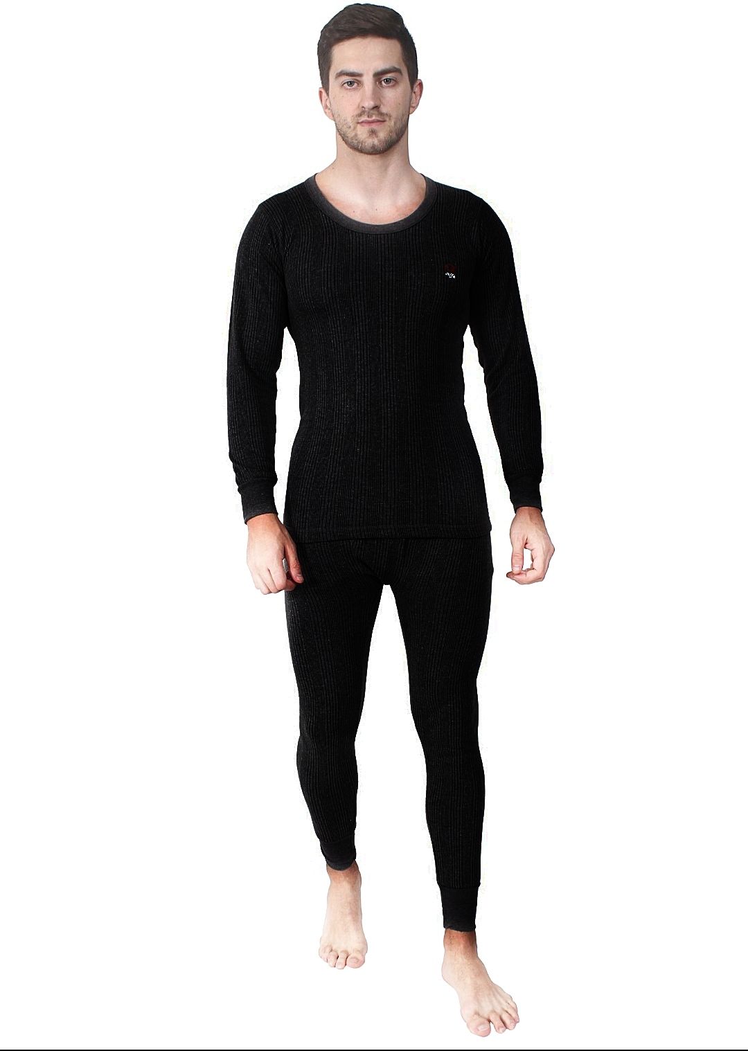 ALFA Quilted Premium Winter Wear Men Top - Pyjama Set Thermal-image-5