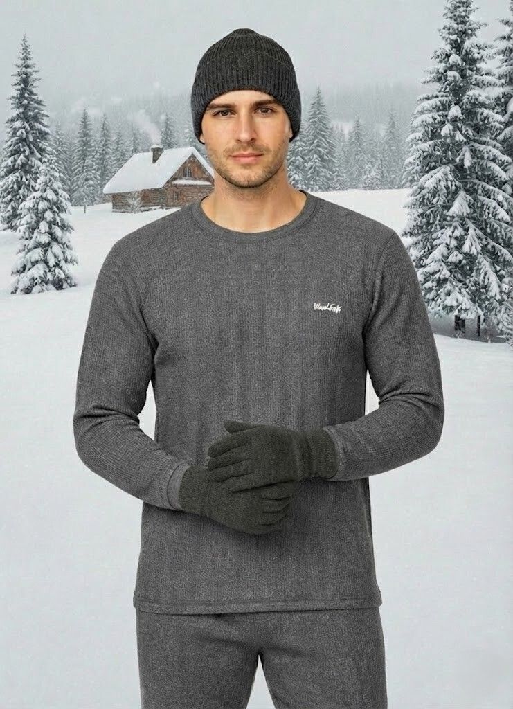 WoolSoft TBC Body Warmer Quilted Full Sleeve Upper Men Top Thermal-picture-12