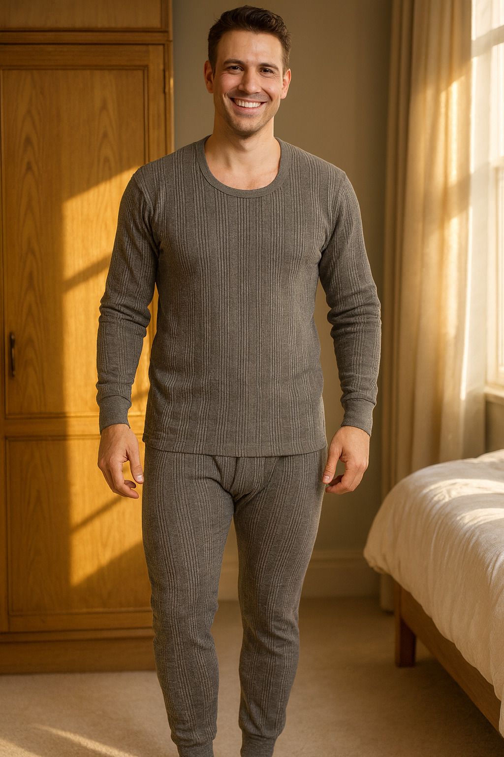 REVEXO Men Top - Pyjama Set Thermal-picture-42
