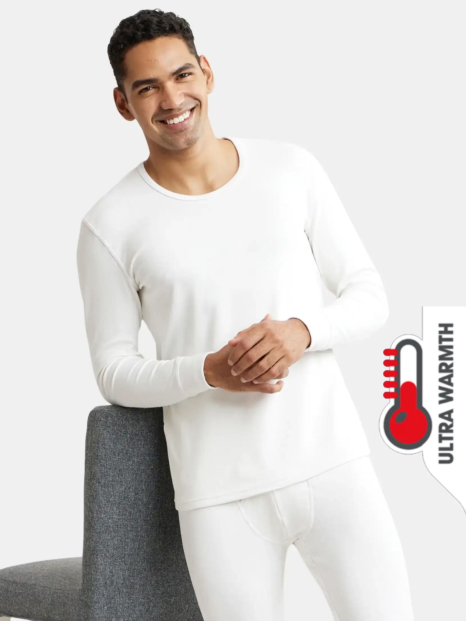 JOCKEY 2606 Ultra Warmth Soft Touch Microfiber Elastane Stretch Men Top Thermal-picture-34
