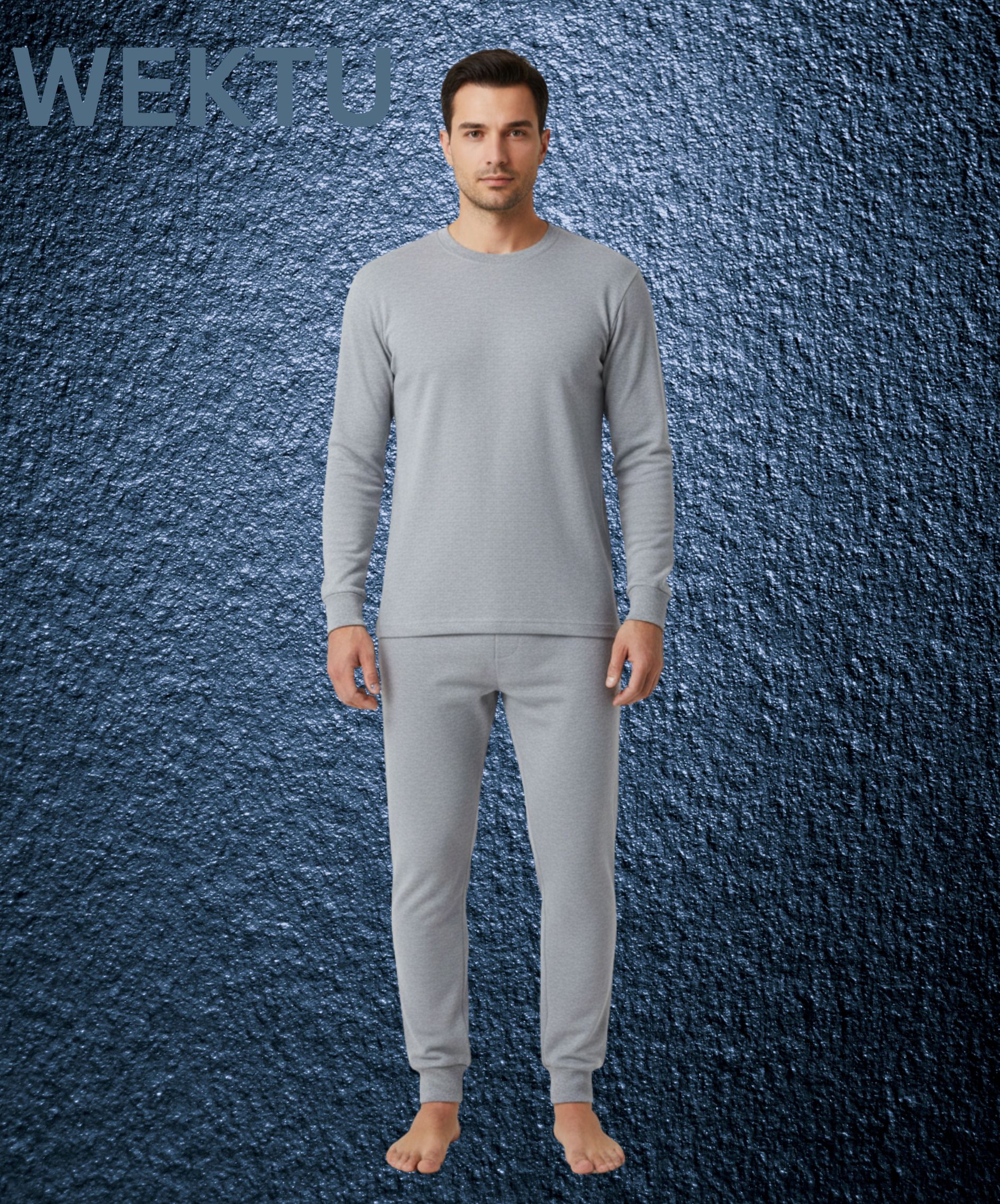 WEKTU The Ultimate Comfort & Performance Thermal Wear by WEKTU/1Pack/Inner/Lower/01 Men Top - Pyjama Set Thermal-picture-15