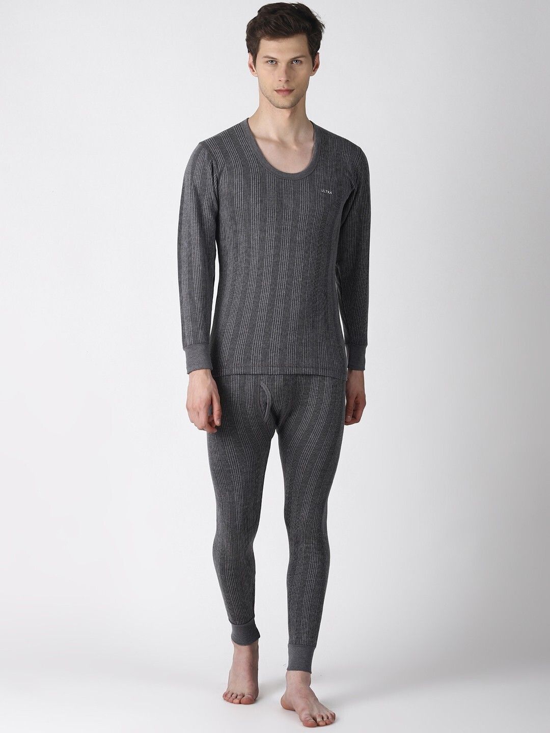 Dollar Ultra Round Neck Full Sleeve Men Top - Pyjama Set Thermal