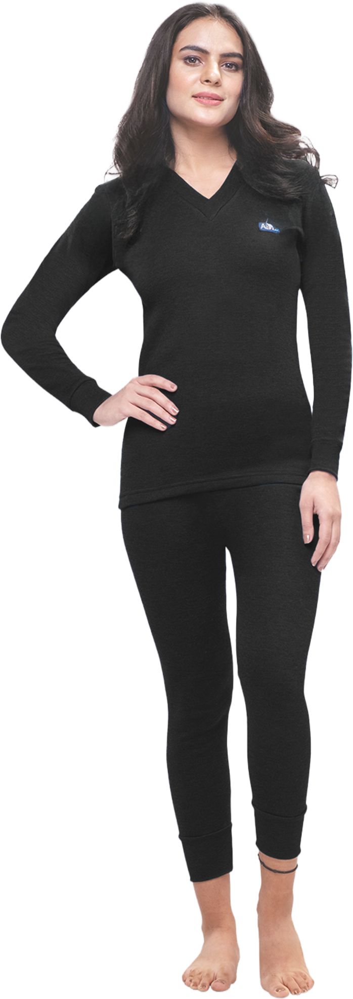 AMUL COMFY Kashmira Stretchy Fleece Inner Winter Bottom Women Pyjama Thermal-image-36