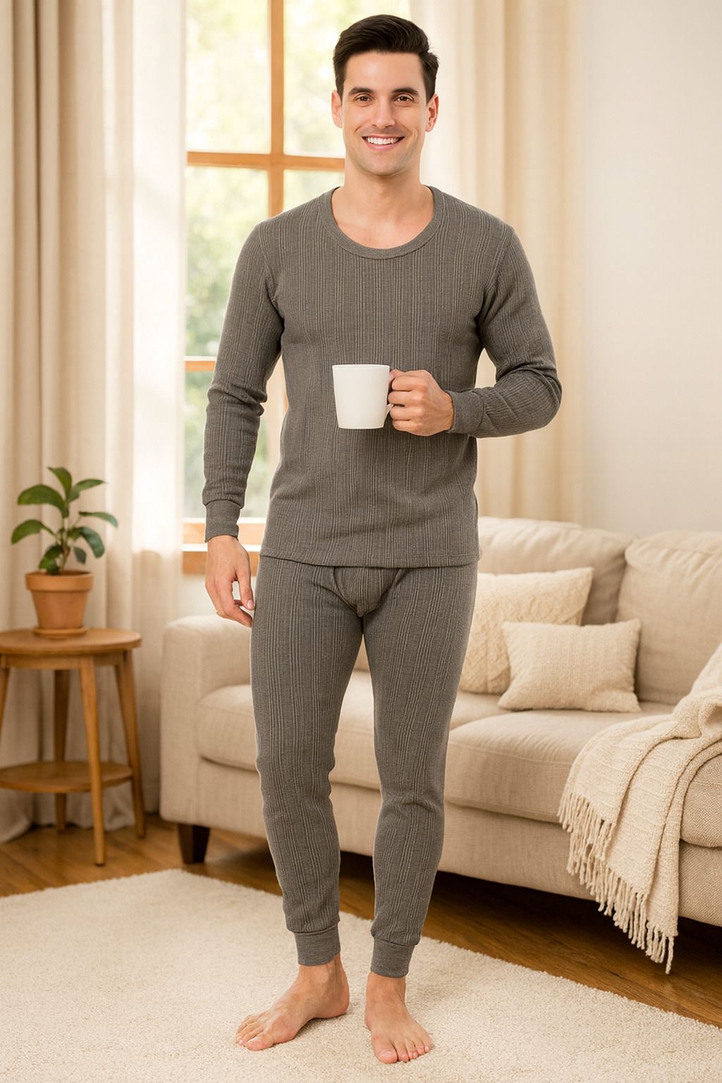 REVEXO Men Top - Pyjama Set Thermal-picture-15