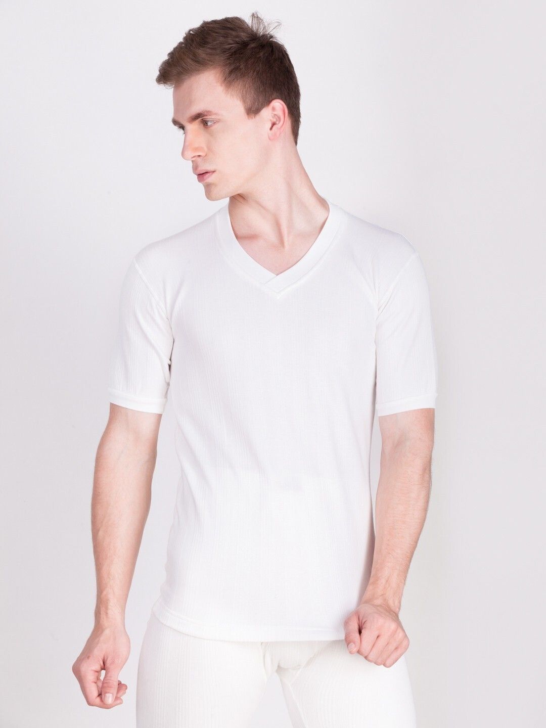 Dollar Ultra V Neck Half Sleeve Men Top Thermal-picture-24