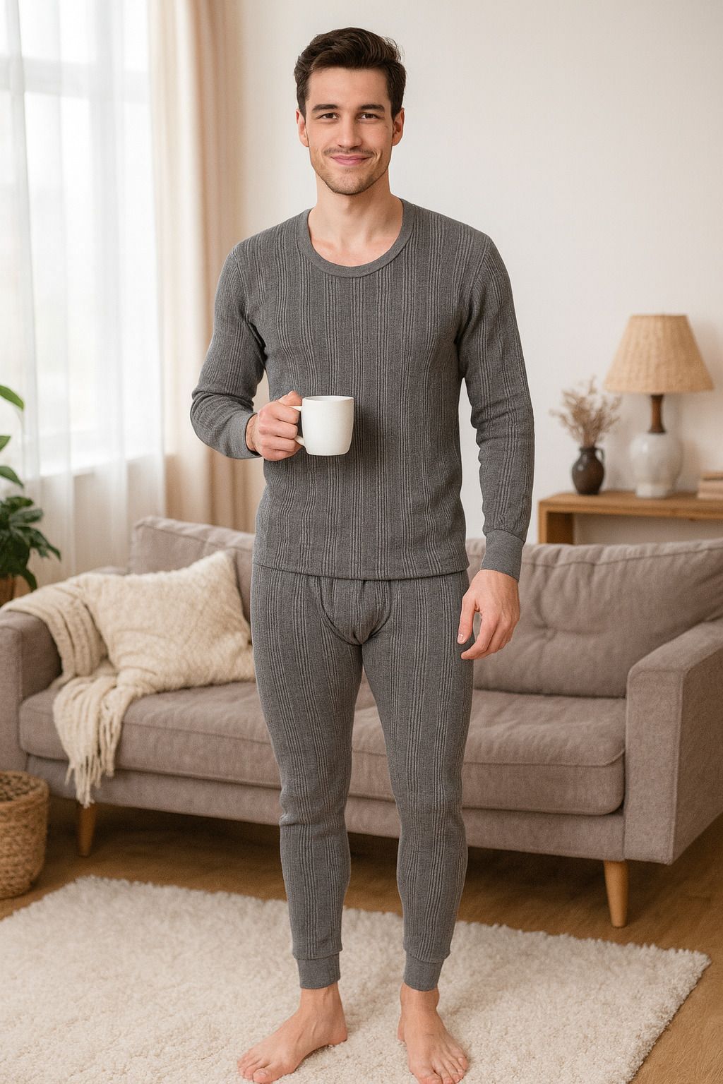 REVEXO Men Top - Pyjama Set Thermal-picture-24