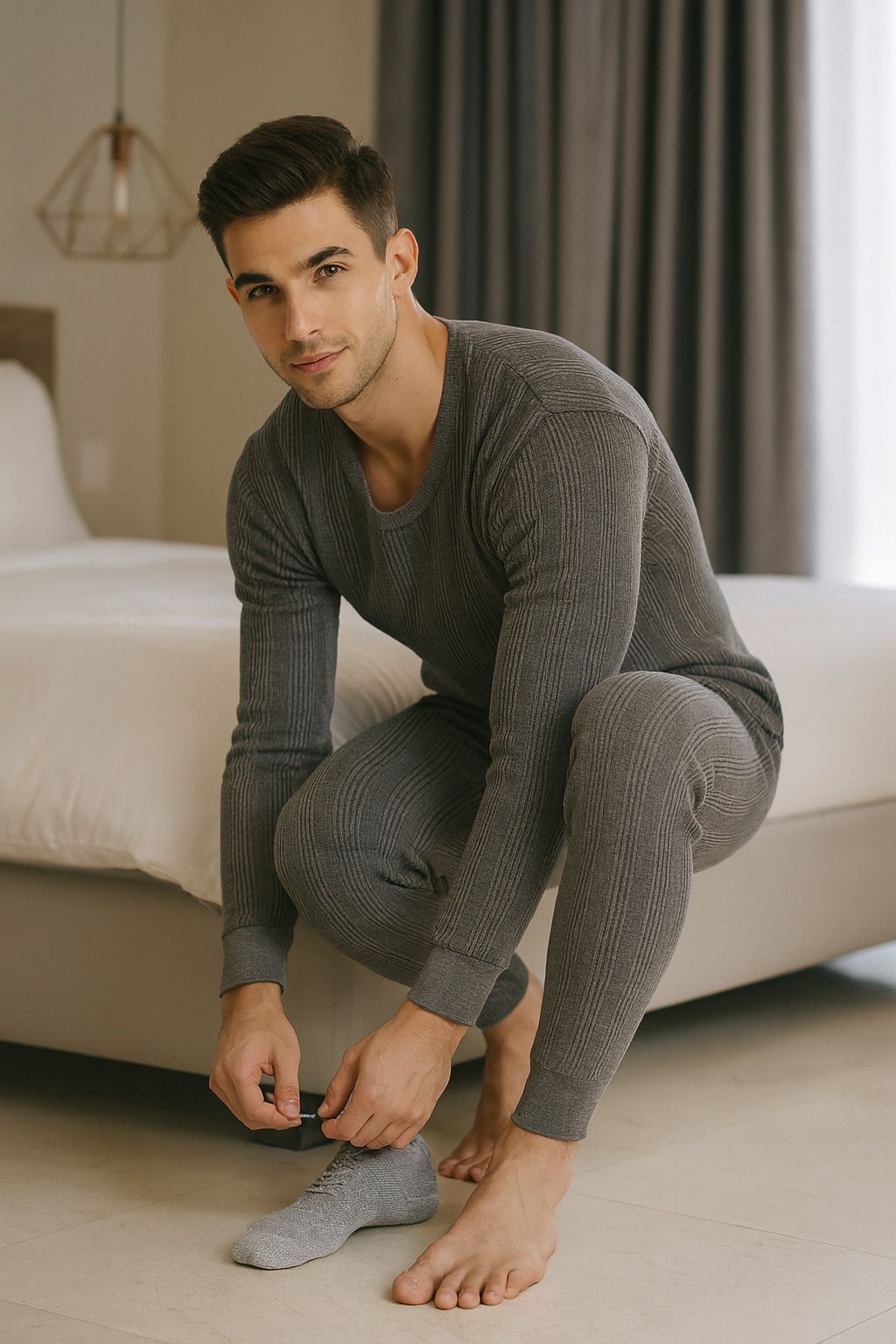 REVEXO Men Top - Pyjama Set Thermal-picture-13
