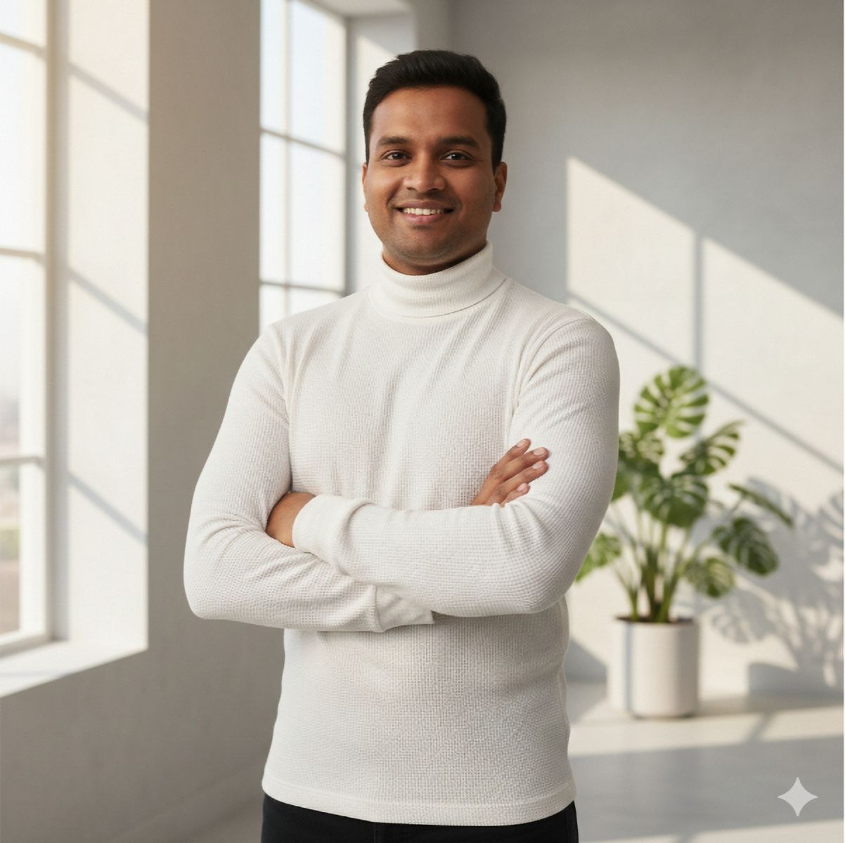 Satrangi Premium Thermal Highneck With Soft-Touch Waffle Texture Men Top Thermal-image-7