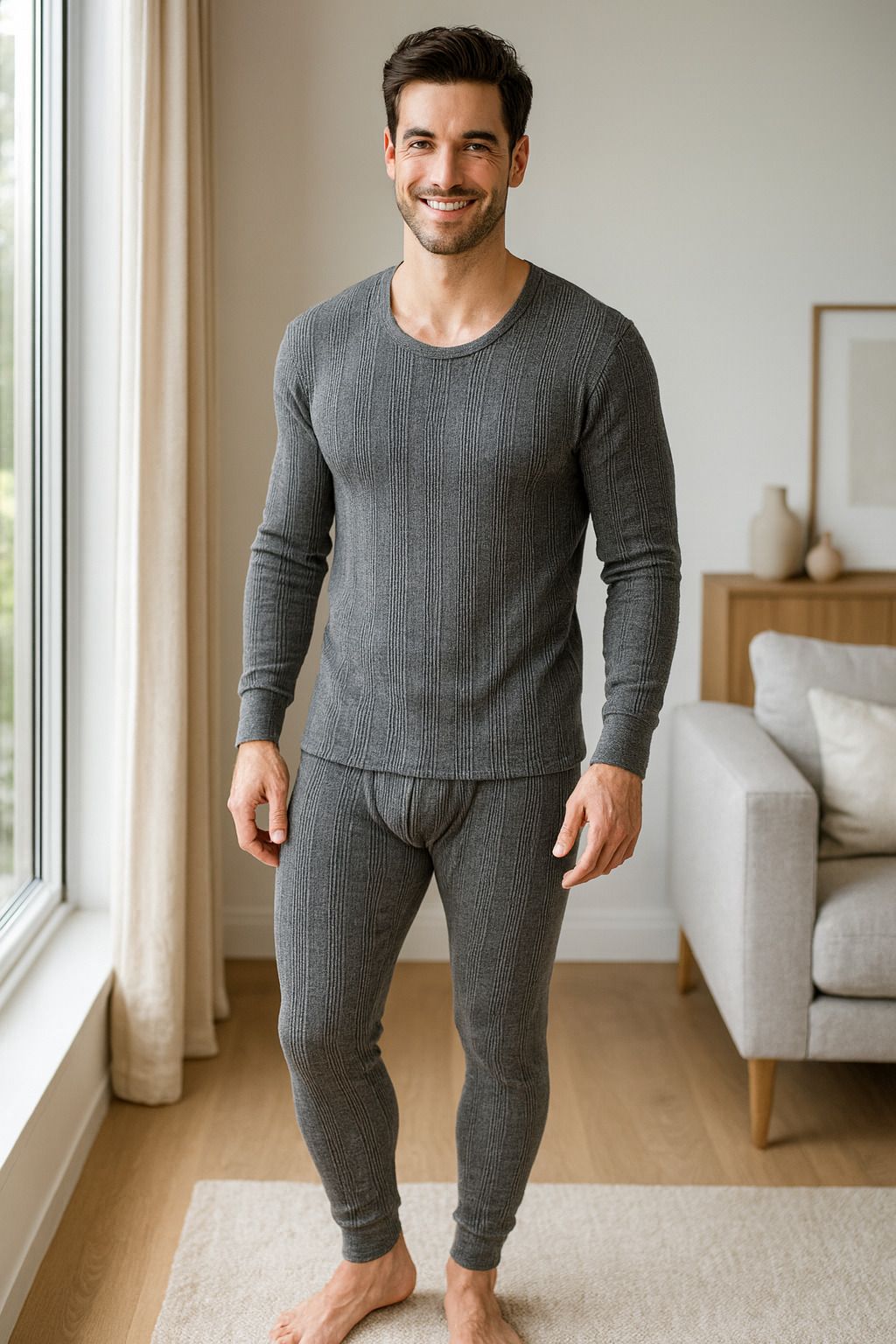REVEXO Men Top - Pyjama Set Thermal-picture-14