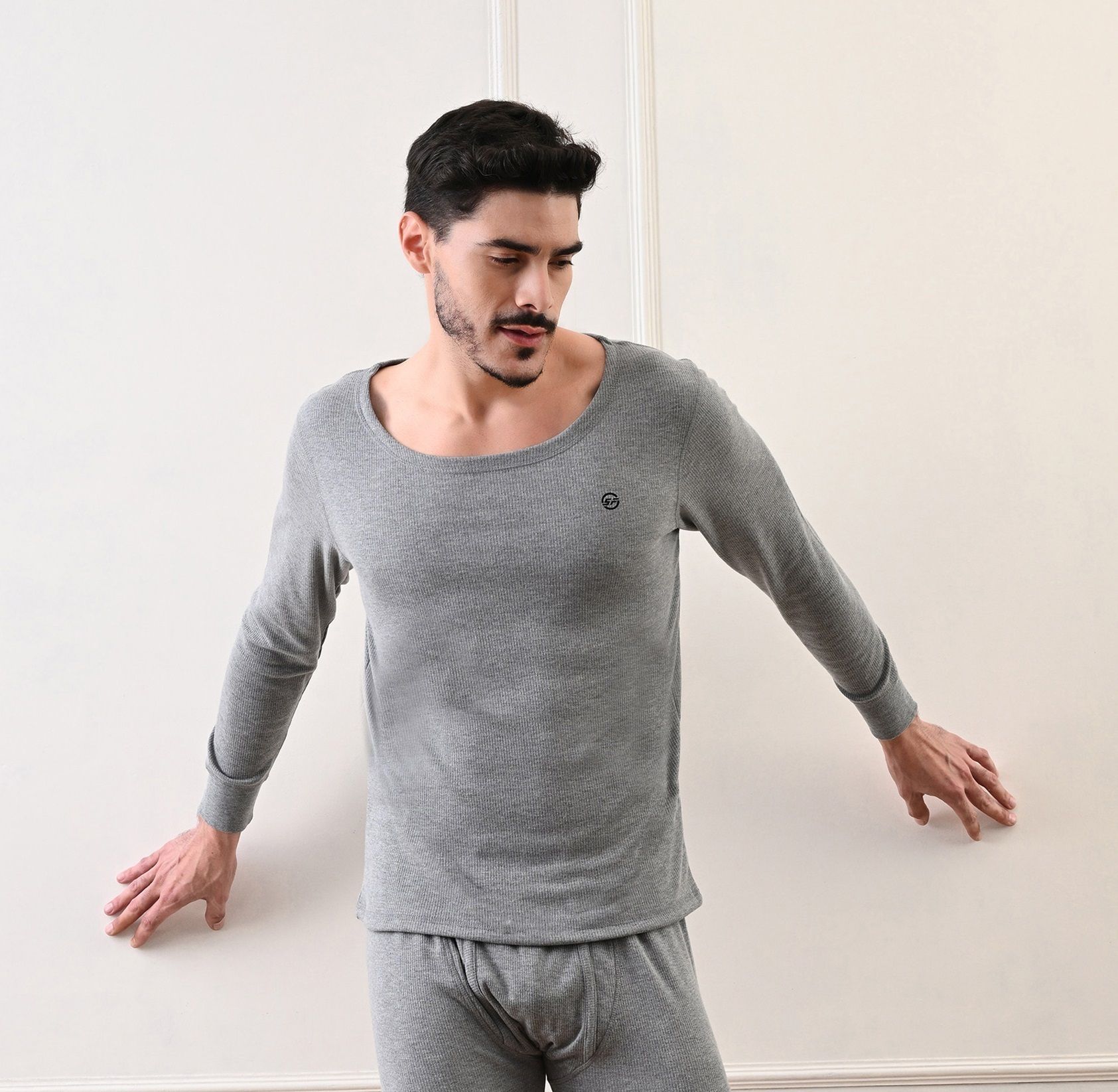 STARFOX Mens Tri-Blended Thermal Top Men Top Thermal-picture-12