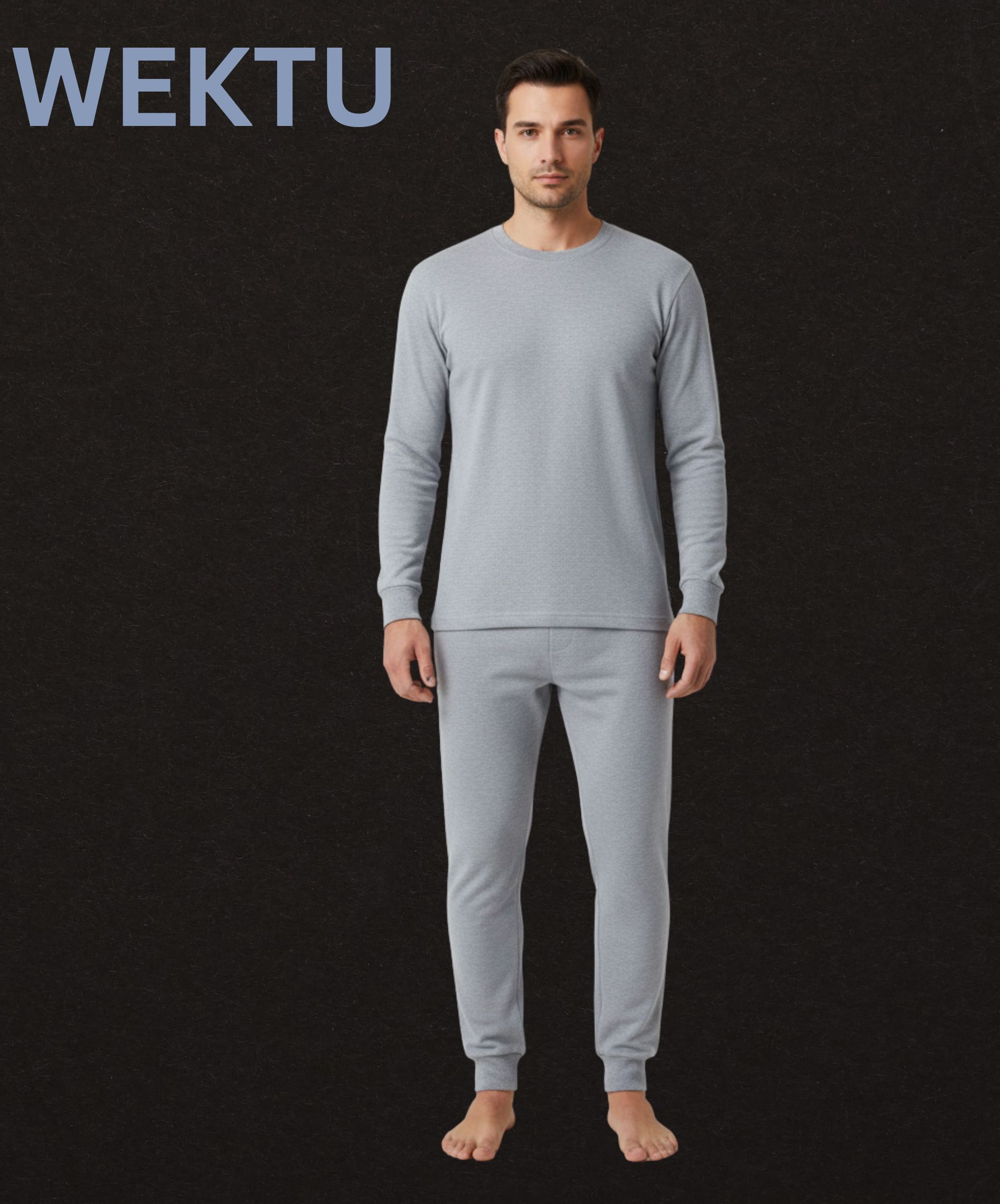 WEKTU The Ultimate Comfort & Performance Thermal Wear by WEKTU/1Pack/Inner/Lower/22 Men Top - Pyjama Set Thermal-picture-13