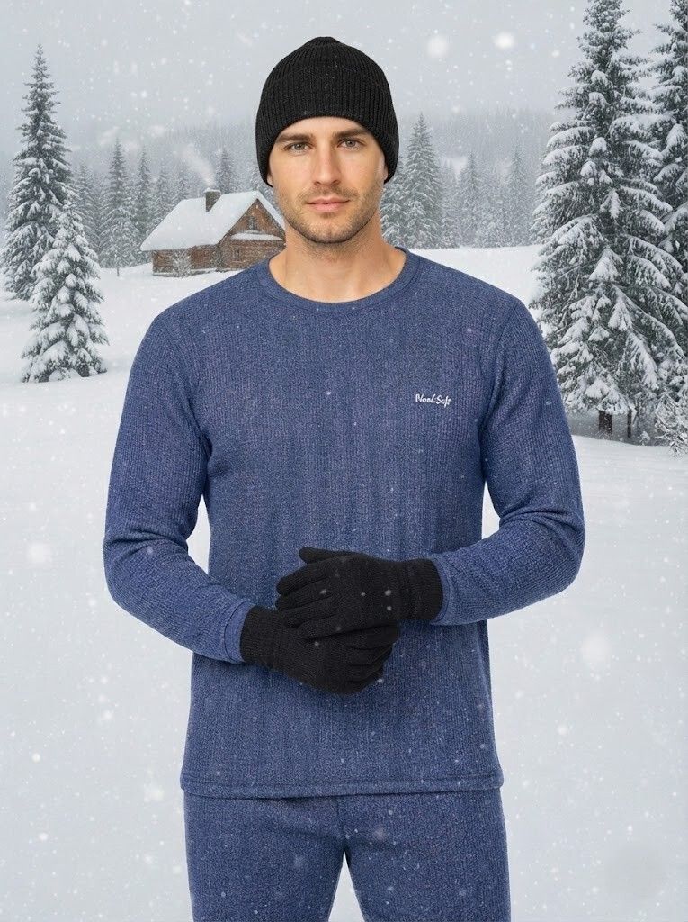 WoolSoft TBC Body Warmer Quilted Full Sleeve Upper Men Top Thermal-picture-16