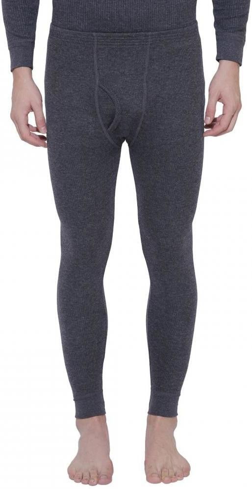 BodyCare Dyca Mens Bottoms Pack Of 1-Charcoal Melange Men Pyjama Thermal-picture-13