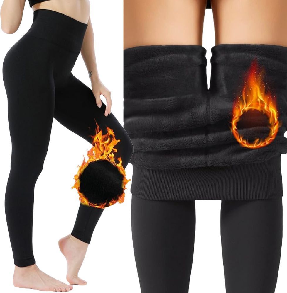 Lebami Winter Warm Thermal Leggings Tights Thick Fleece Lined Stockings For Women Women Pyjama Thermal-picture-18