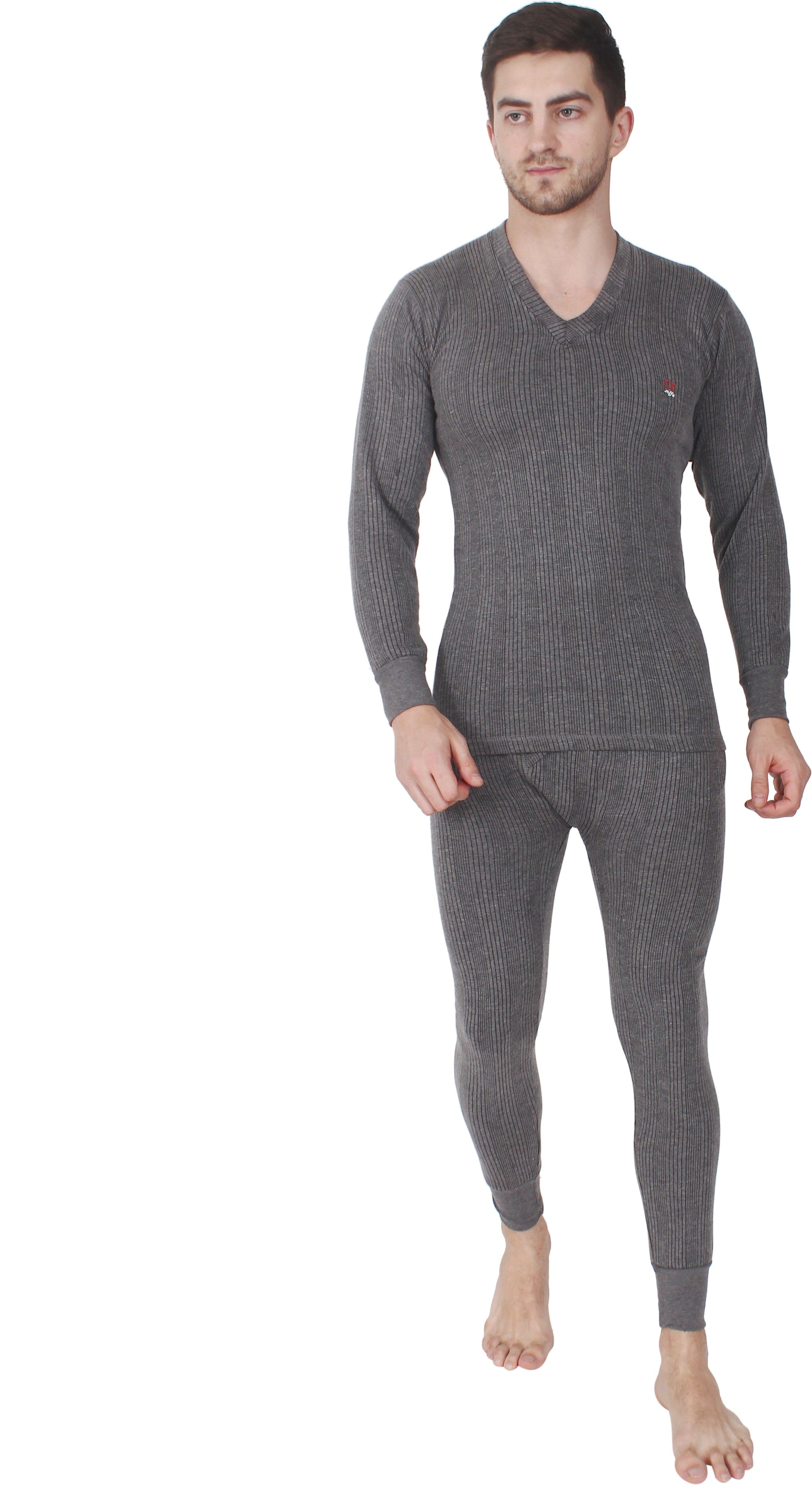 ALFA Quilted Premium Winter Wear Men Top - Pyjama Set Thermal-image-3