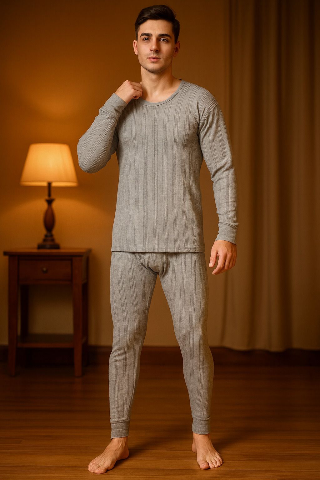REVEXO Men Top - Pyjama Set Thermal-picture-44