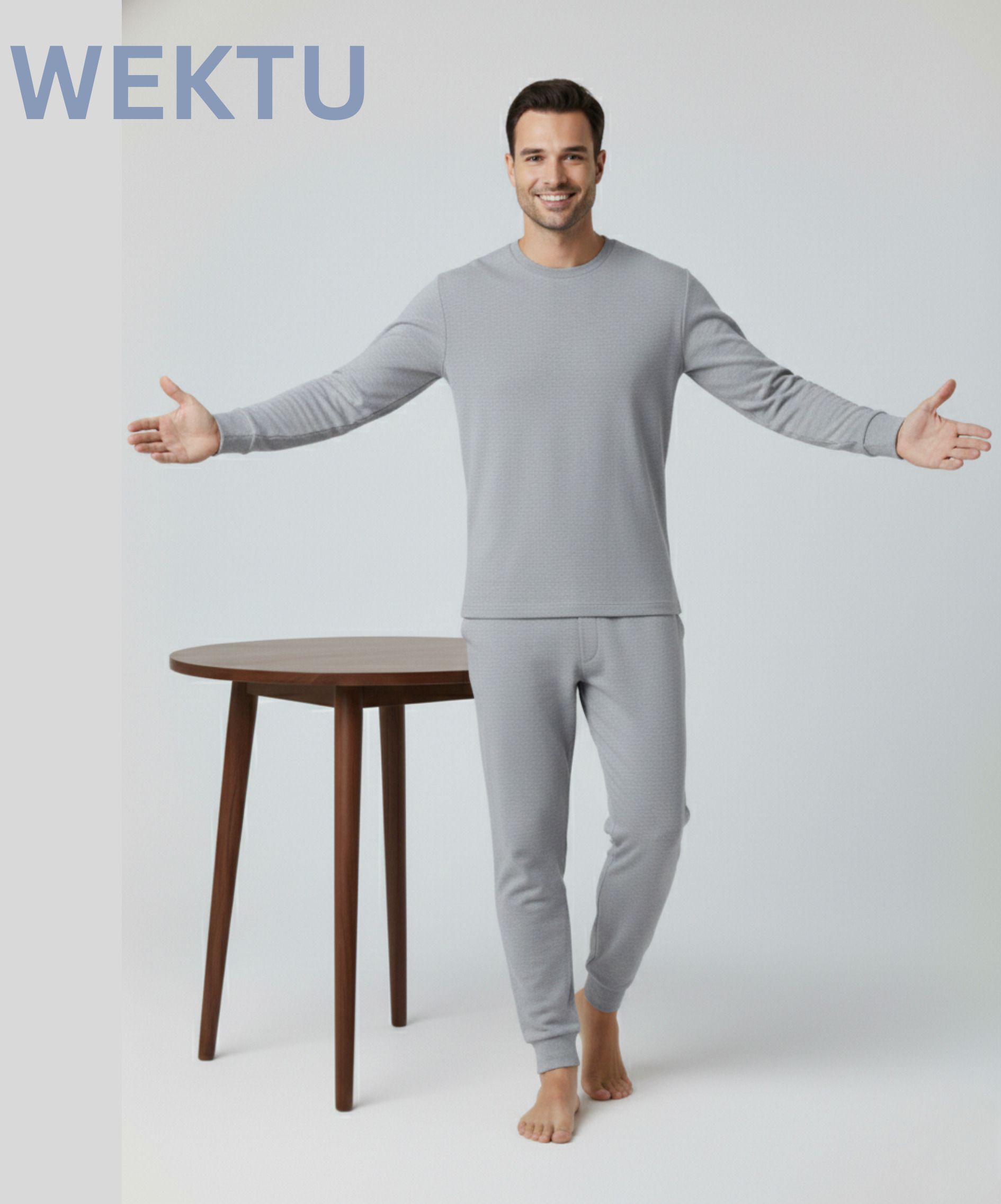 WEKTU The Ultimate Comfort & Performance Thermal Wear by WEKTU/1Pack/Inner/Lower/23 Men Top - Pyjama Set Thermal-picture-41