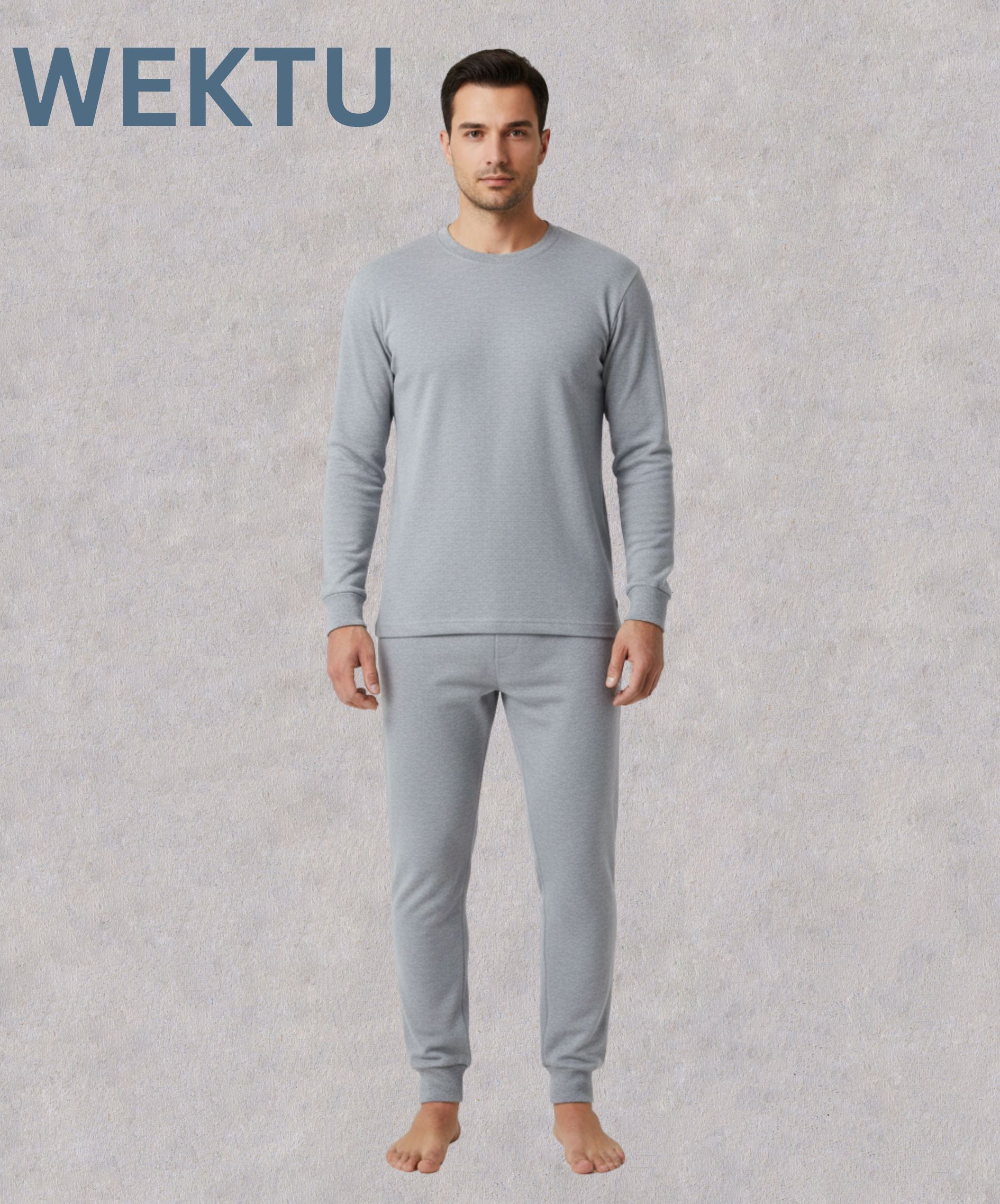 WEKTU The Ultimate Comfort & Performance Thermal Wear by WEKTU/1Pack/Inner/Lower/07 Men Top - Pyjama Set Thermal-image-29