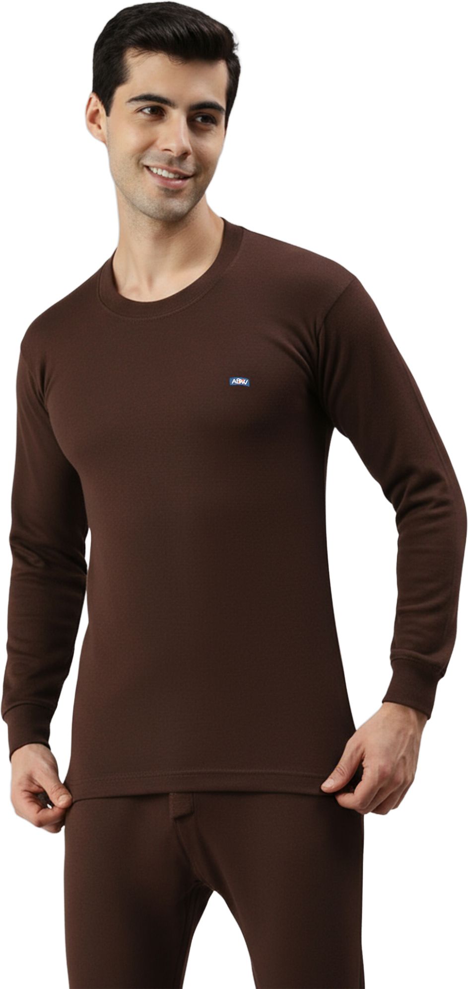 AMUL COMFY Kashmira Daily Wear Premium Winter Layer Inner Round Neck Men Top Thermal-picture-35