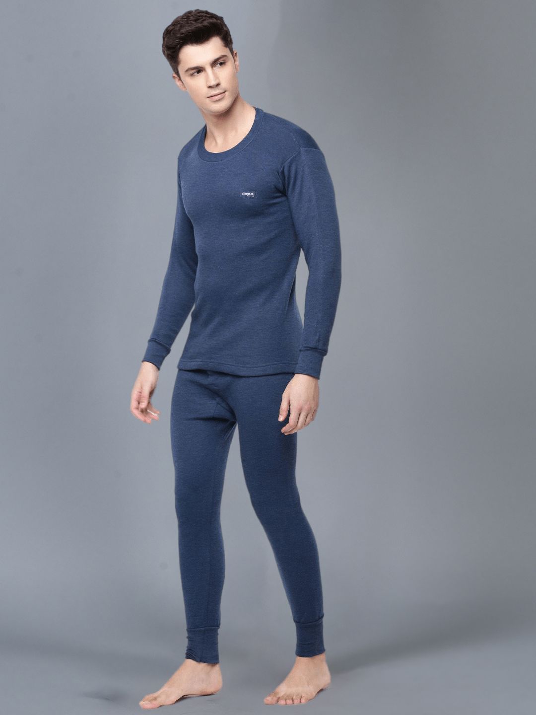 Dollar Men Thermal RN Vest (TE) Set Men Top - Pyjama Set Thermal