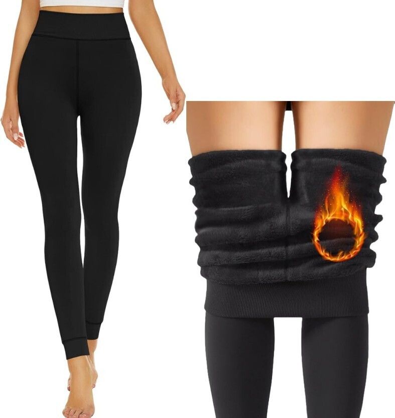 JMT Wear Women's/Girls Woolen Thick Fur Lined Winter Stockings Thermals Women Pyjama Thermal-picture-10