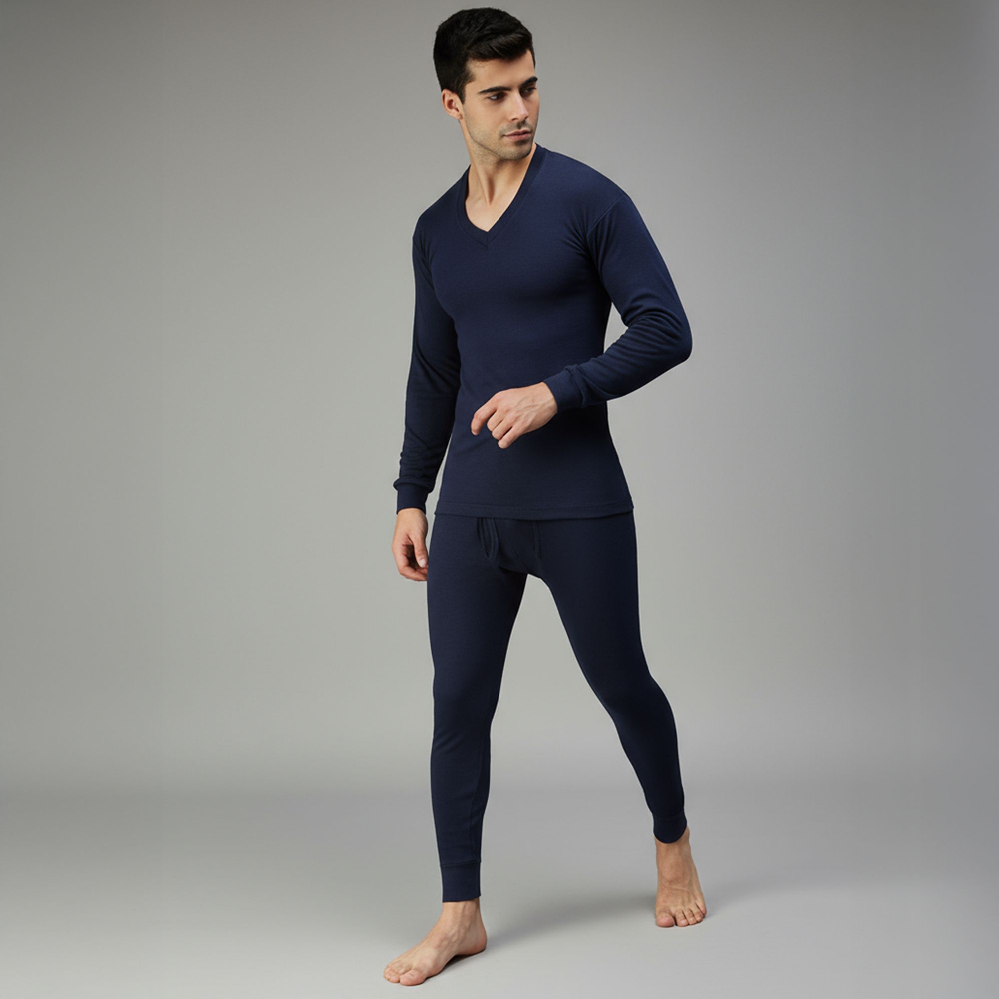 Amul Comfy Kashmira Premium V Neck Stay Warm, Stay Stylish Winter Wear Men Top Thermal-picture-26