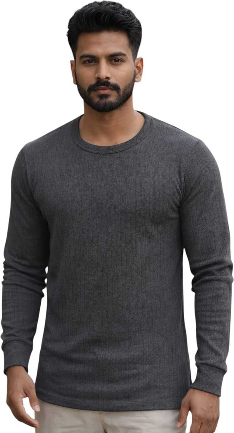 Kothari hosiery factory pvt ltd parker fs gry Men Top Thermal