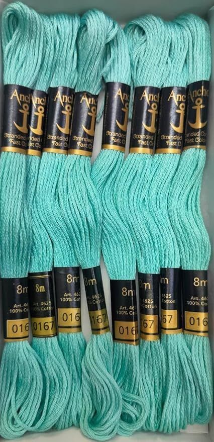 jaivi ventures Anchor Cotton Embroidery Threads (Shade no. 0167) Thread-picture-26