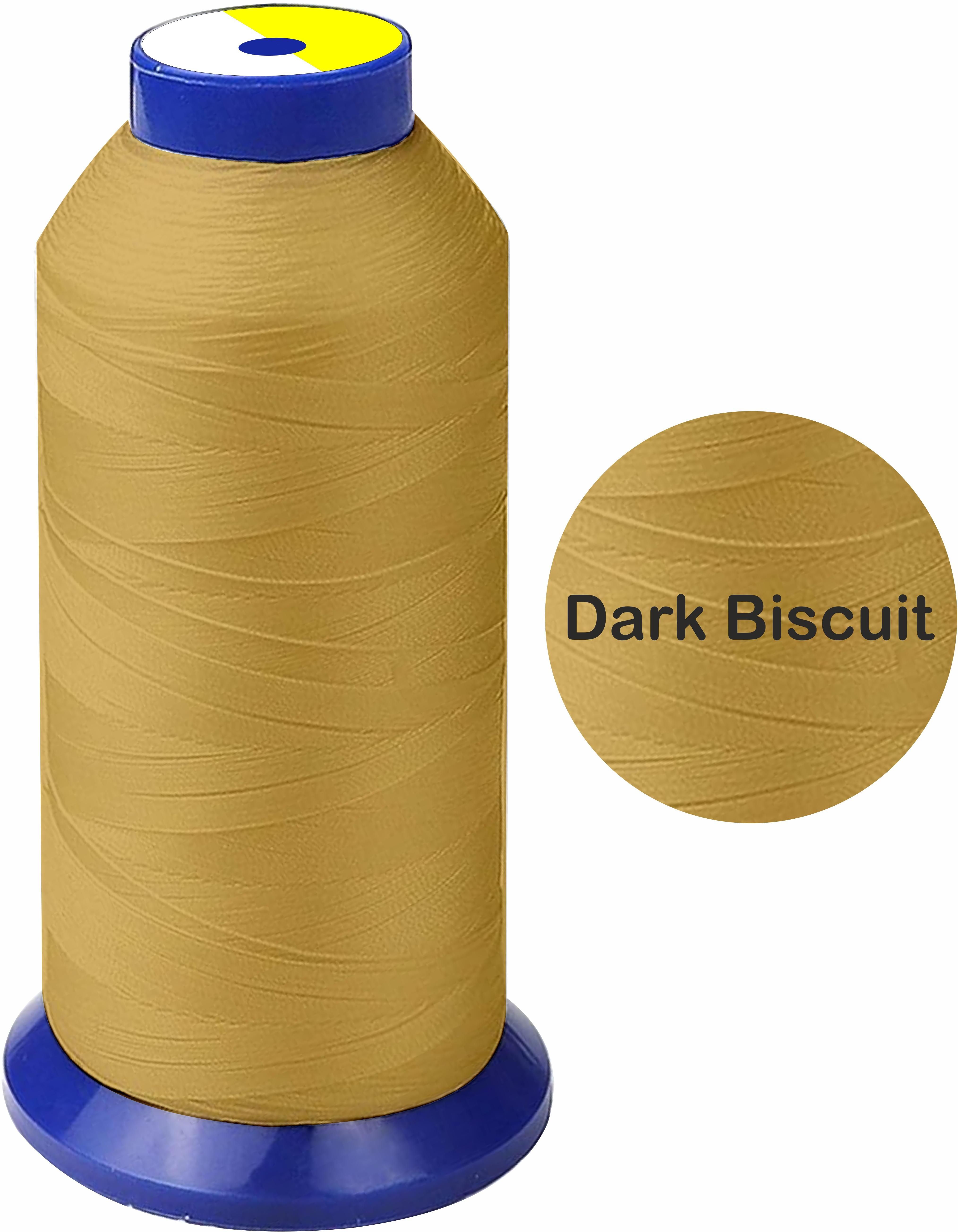 zoohi Dark Biscuit, Bright Polyster, Nylon Yarn, 3 Ply 450 Yard Thread-picture-23