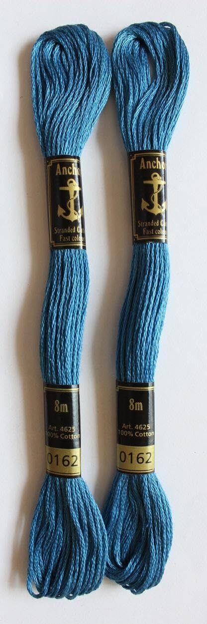 jaivi ventures Anchor Cotton Embroidery Threads (Shade no. 0162) Thread-picture-23