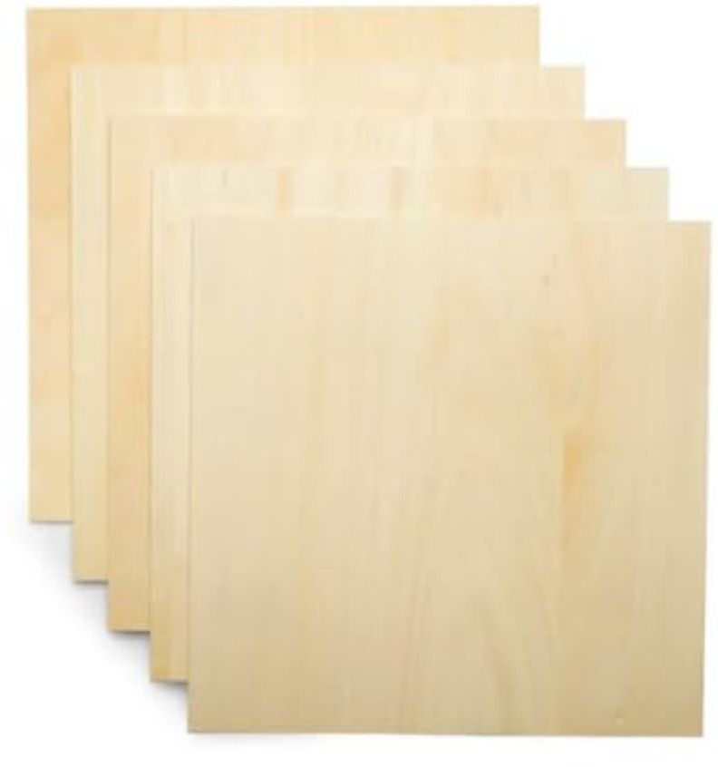 3mm Thick Basswood Sheet (5-Pack) Plate/Bed