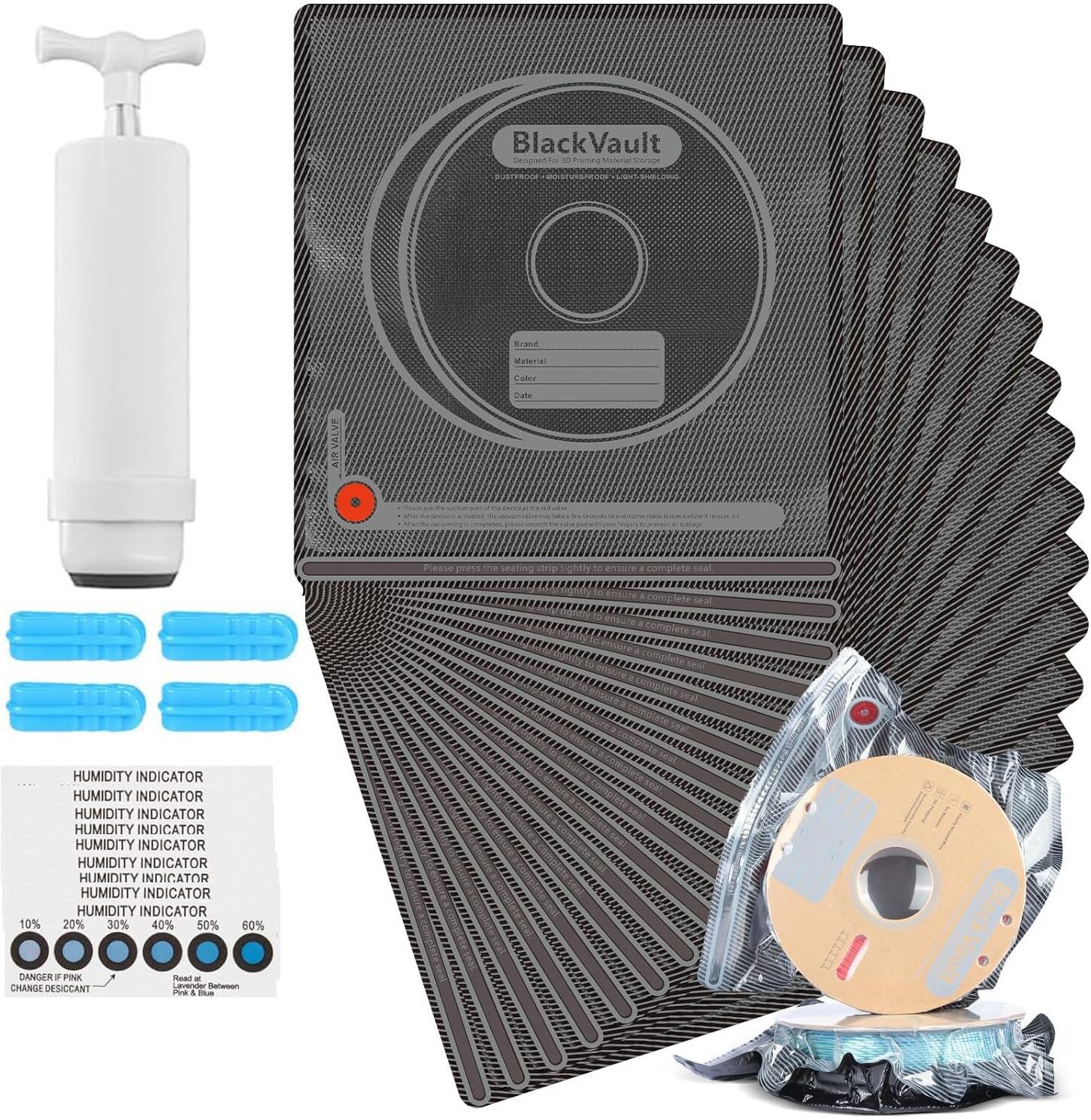 3D Printer Filament Storage Kit Extruder