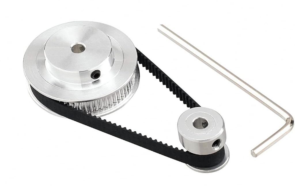 Synchronous Wheel for 3D Printer Timing Pulley Printer Timing Gear for 3D Plate/Bed