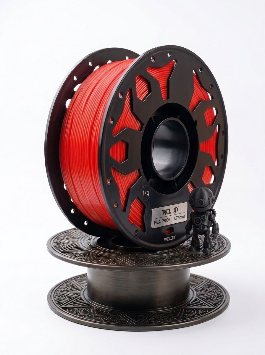wol 3D PLA PRO+ | CANDY RED | 1.75mm 3d Printer Filament |1kg Spool|Fits FDM Printer Extruder-picture-25