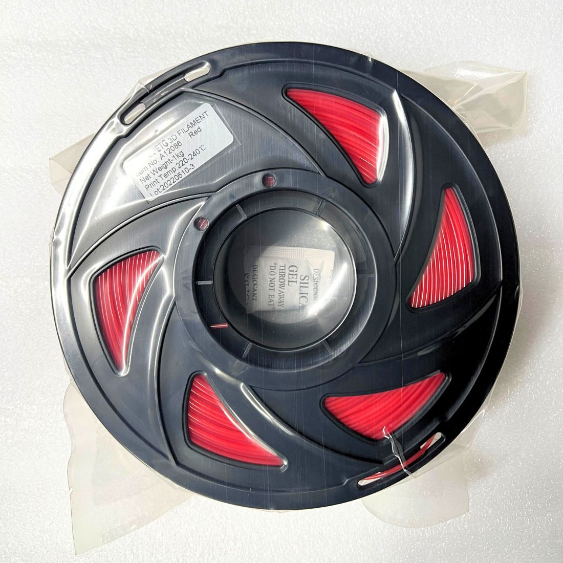 PETG 3D Printer Filament | 1kg Spool | 1.75mm High-Strength Material | DIY | Fitting Connector