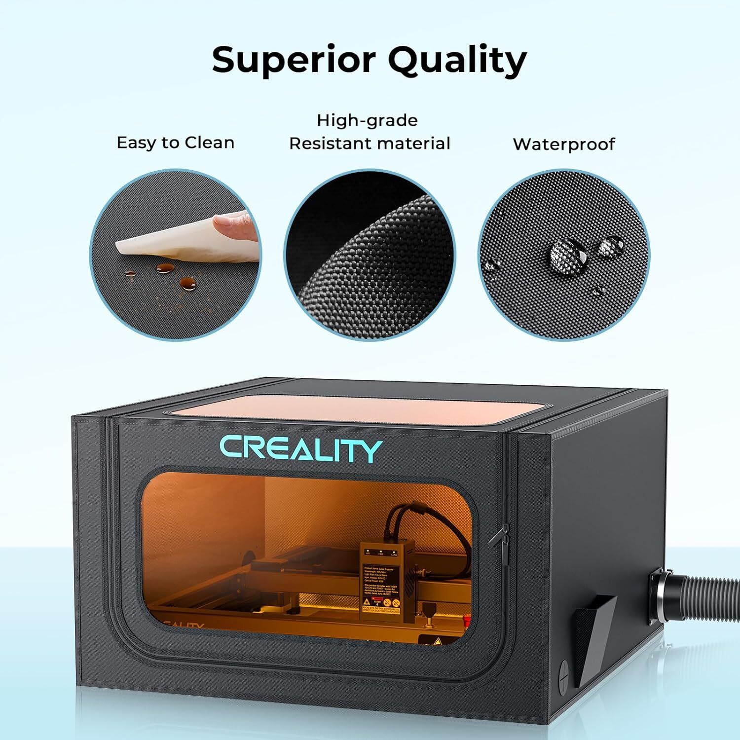 CR Falcon Laser Engraver Enclosure Pro Extruder-image-2