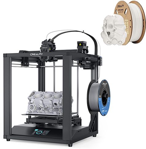 wol3d Creality Ender 5 S1 3D Printer with white PLA 1.75mm 3D Printer-picture-13
