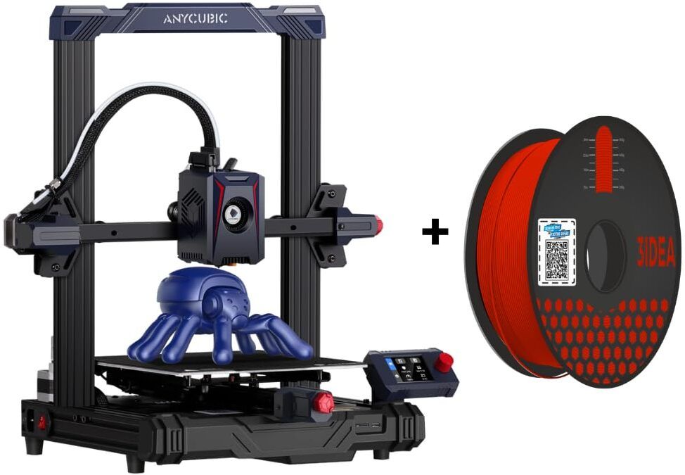 anycubic 3IDEA Kobra 2 Neo 3D Printer with 3idea PLA Filament 1.75mm (Red) 1kg Combo 3D Printer-picture-31